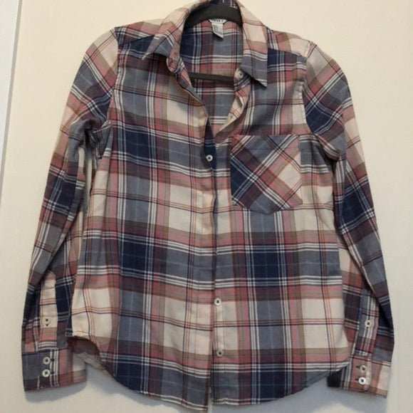 Forever 21 Plaid Button Up Top New‎ NWOT Small