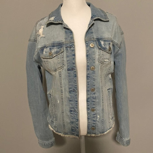 Hollister Co. Denim Jean Jacket Women-Small