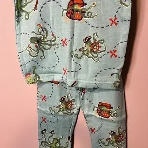 Stitch Fix Fish Stix Boys Pirate Pajamas New Size 10