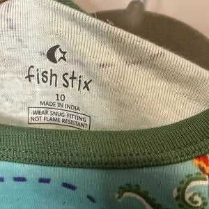 Stitch Fix Fish Stix Boys Pirate Pajamas New Size 10