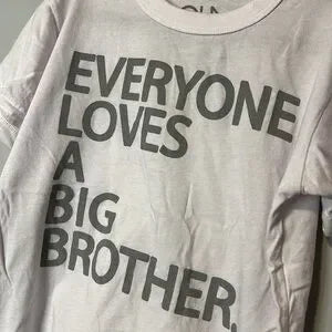 Chaser Kids Boys Everyone Loves Big Brother Size 6