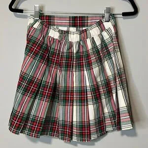 Aerie Plaid Pleated Skirt Size Small-NWT